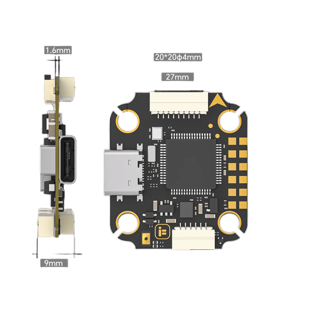 IFlight Borg Mini F7 Stack wit - Fpv Flight Controller F7 Stack 60A recension och pris
