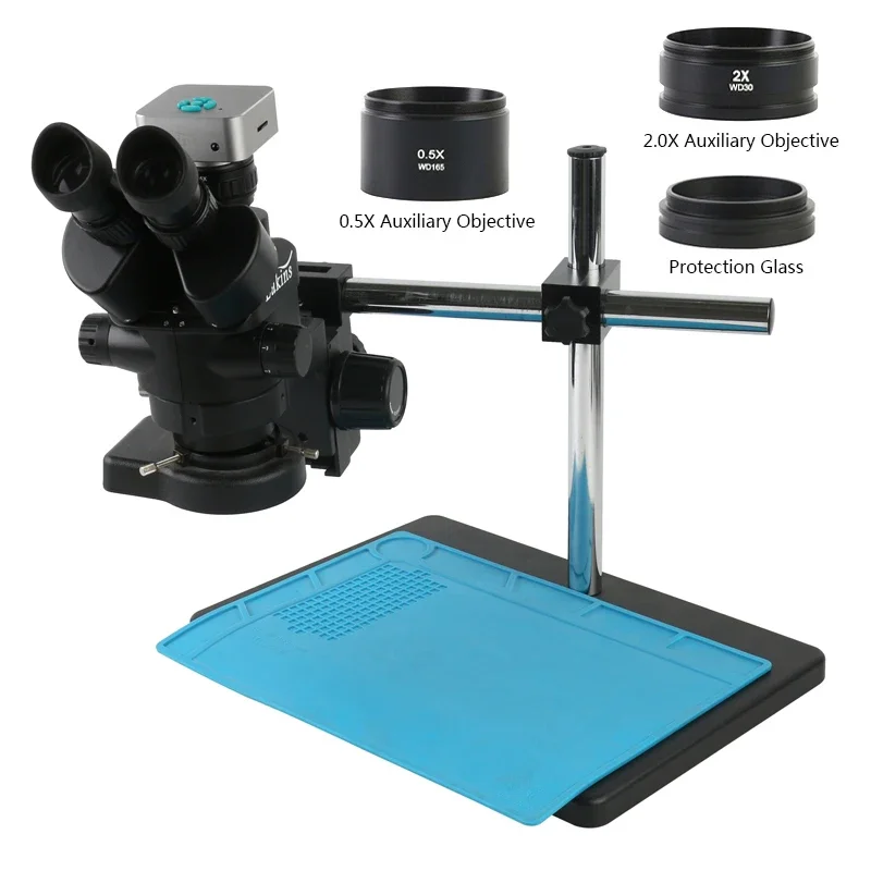 Zoom 3.5X-90X Confocal Trinocu - Stereo Trinocular Microscope Pcb recension och pris