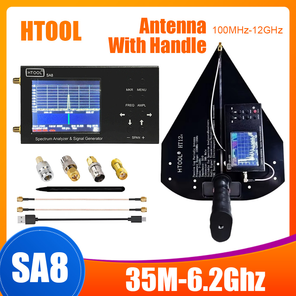 HTOOL SA8 Spectrum Analyzer 35 - Signal Generator Spectrum Analyzer recension och pris