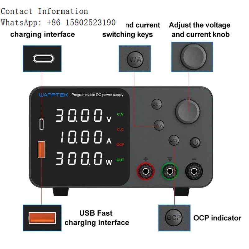 TPS3010 30V 10A Power Supply P - Programmable Dc Power Supply 30V 10A recension och pris